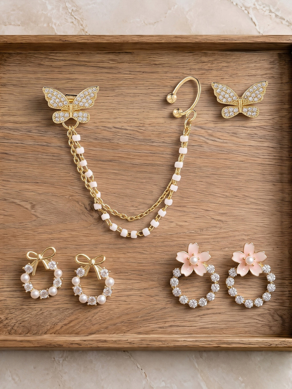 Butterfly Pearl Trio