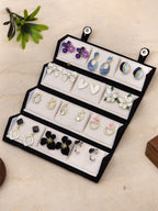 12 Pair Earring Set for Women, with Folding Jewelry Box Organizer
